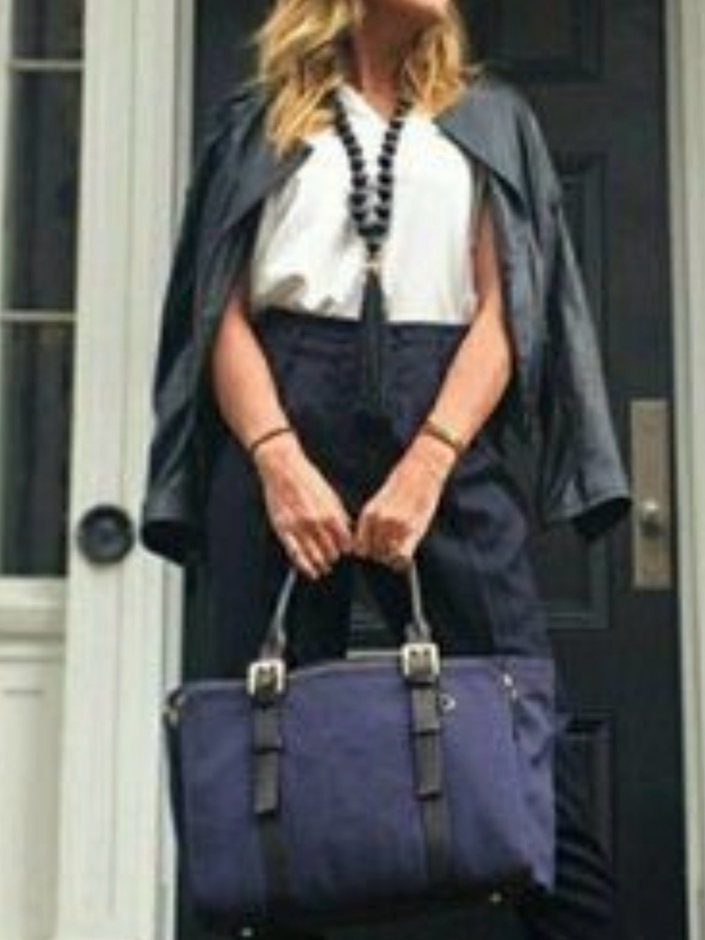 India Hicks Duchess of Windsor Tote with Matching Baby Dutchess and Dust Cover